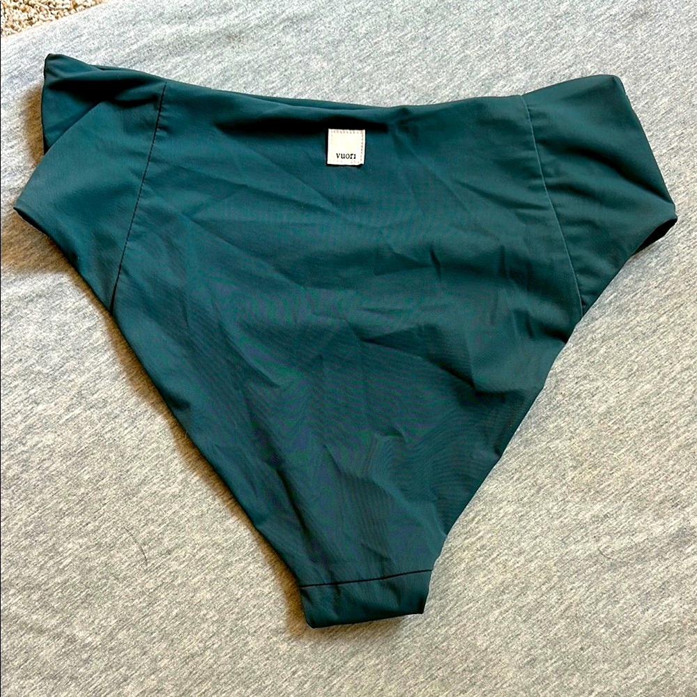 Vuori Dark Green Bikini Bottom